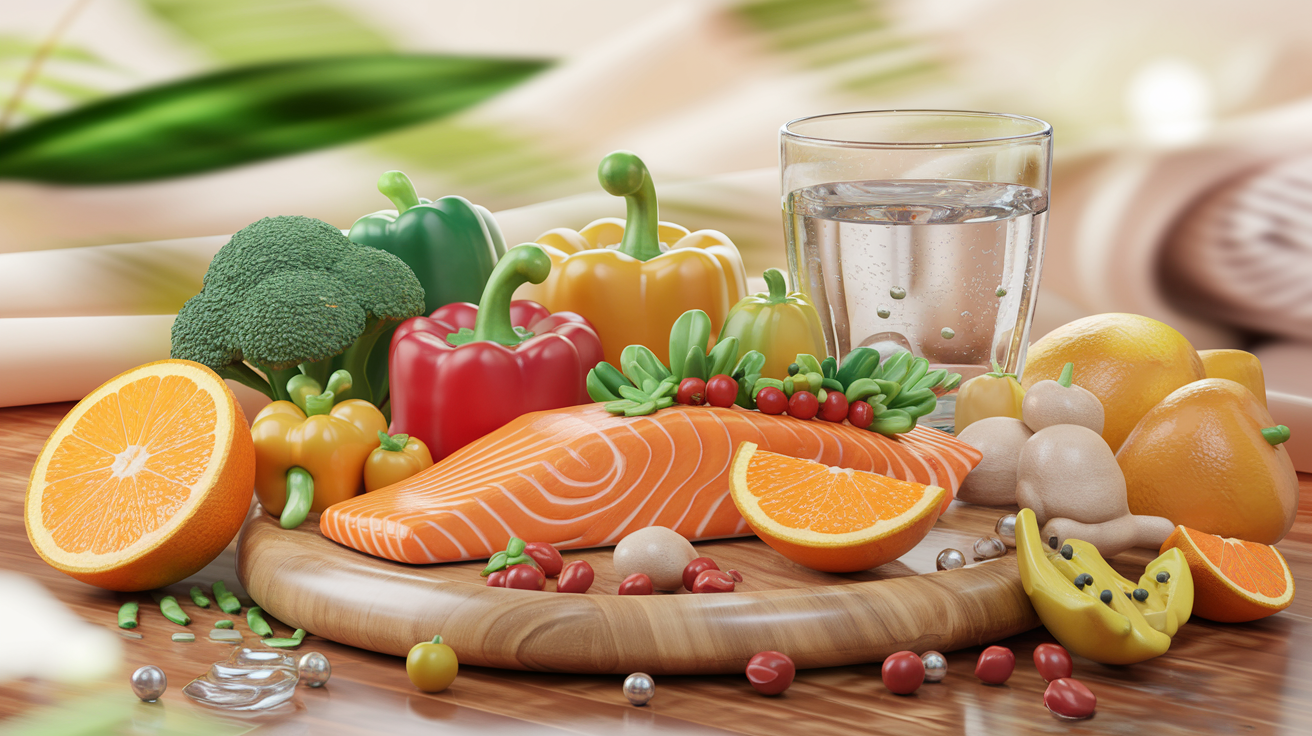 diet and skin issues, skin health through diet, healthy diet for healthy skin